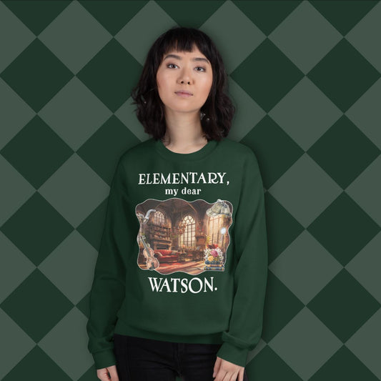Sherlock Holmes Elementary Cozy Bookish Sweatshirt