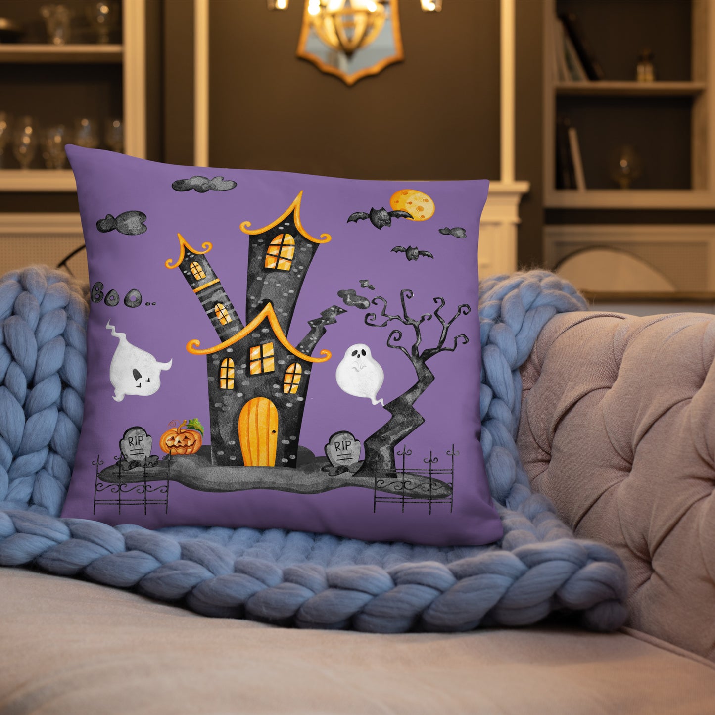 Witch's Nook Witchy Halloween Pillow