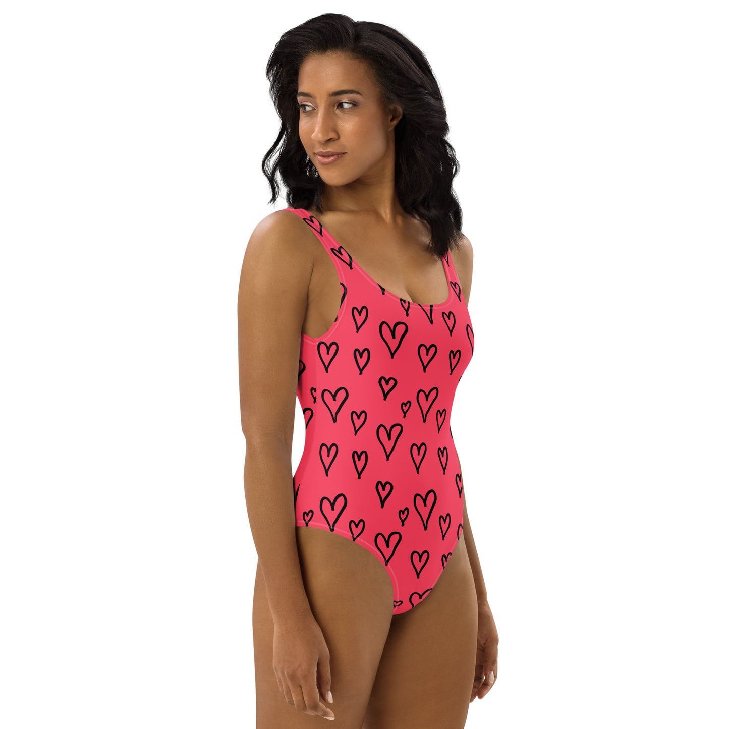 Strawberry Hearts One-Piece Swimsuit