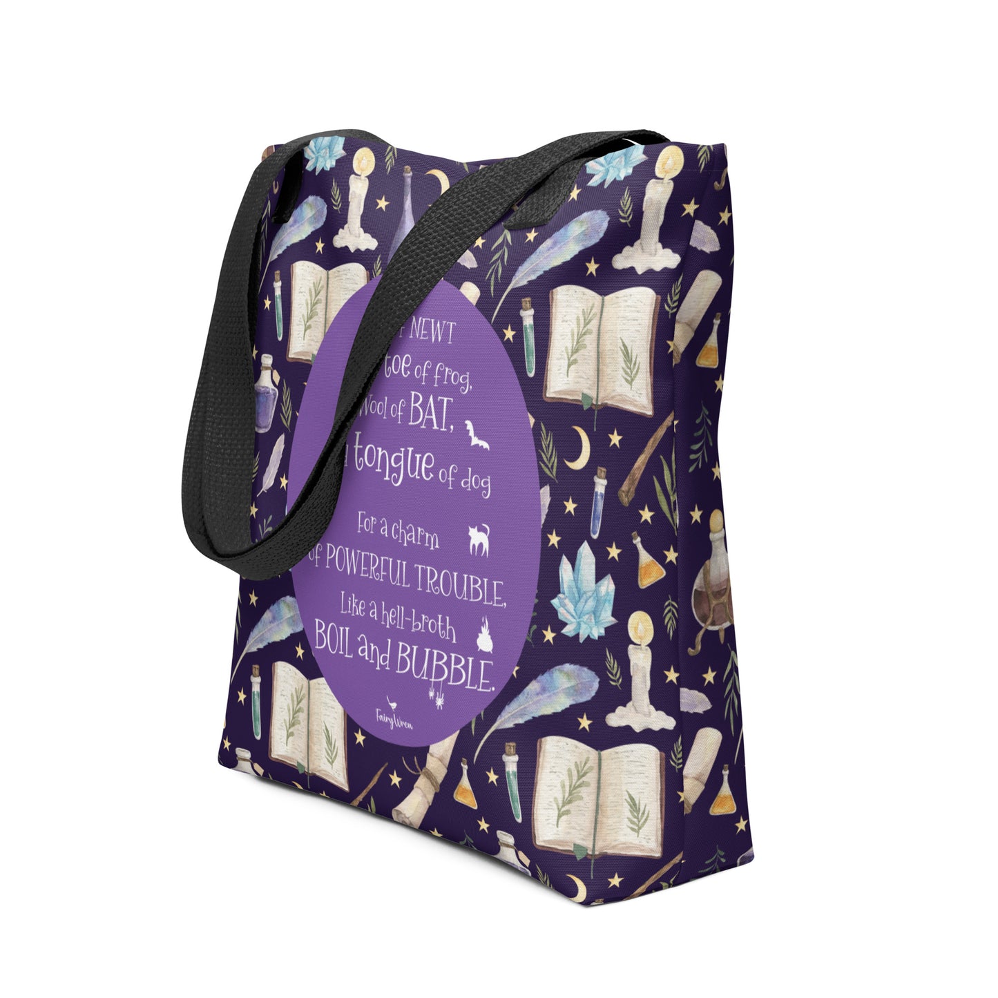 Double Double Toil and Trouble Tote Bag