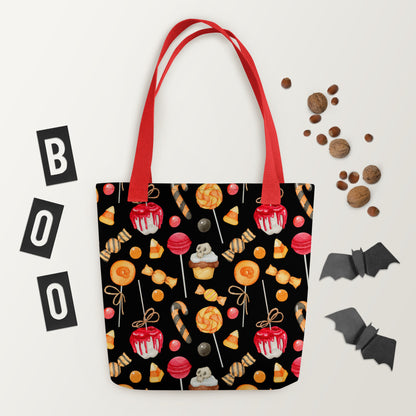 Cute Trick or Treat Halloween Tote Bag