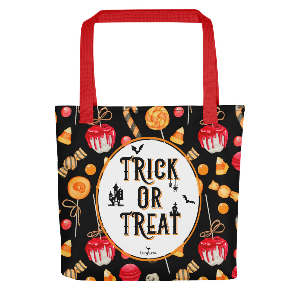 Cute Trick or Treat Halloween Tote Bag