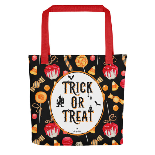 Cute Trick or Treat Halloween Tote Bag