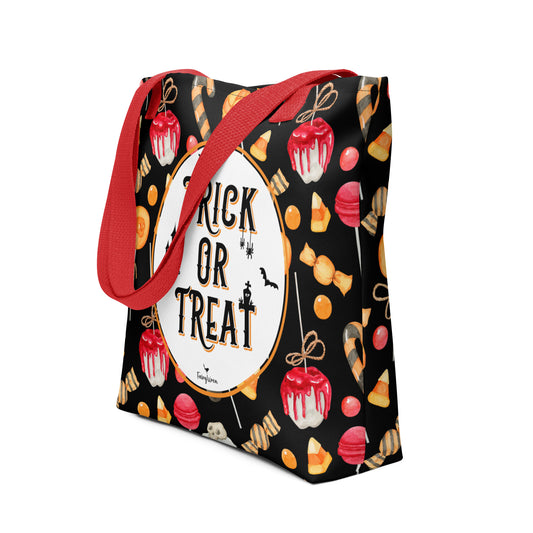 Cute Trick or Treat Halloween Tote Bag