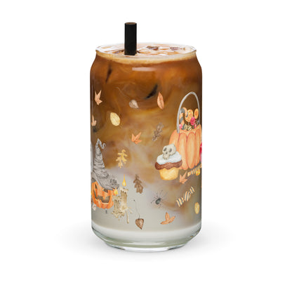 Halloween Iced Coffee Glass | Beer Can Glass