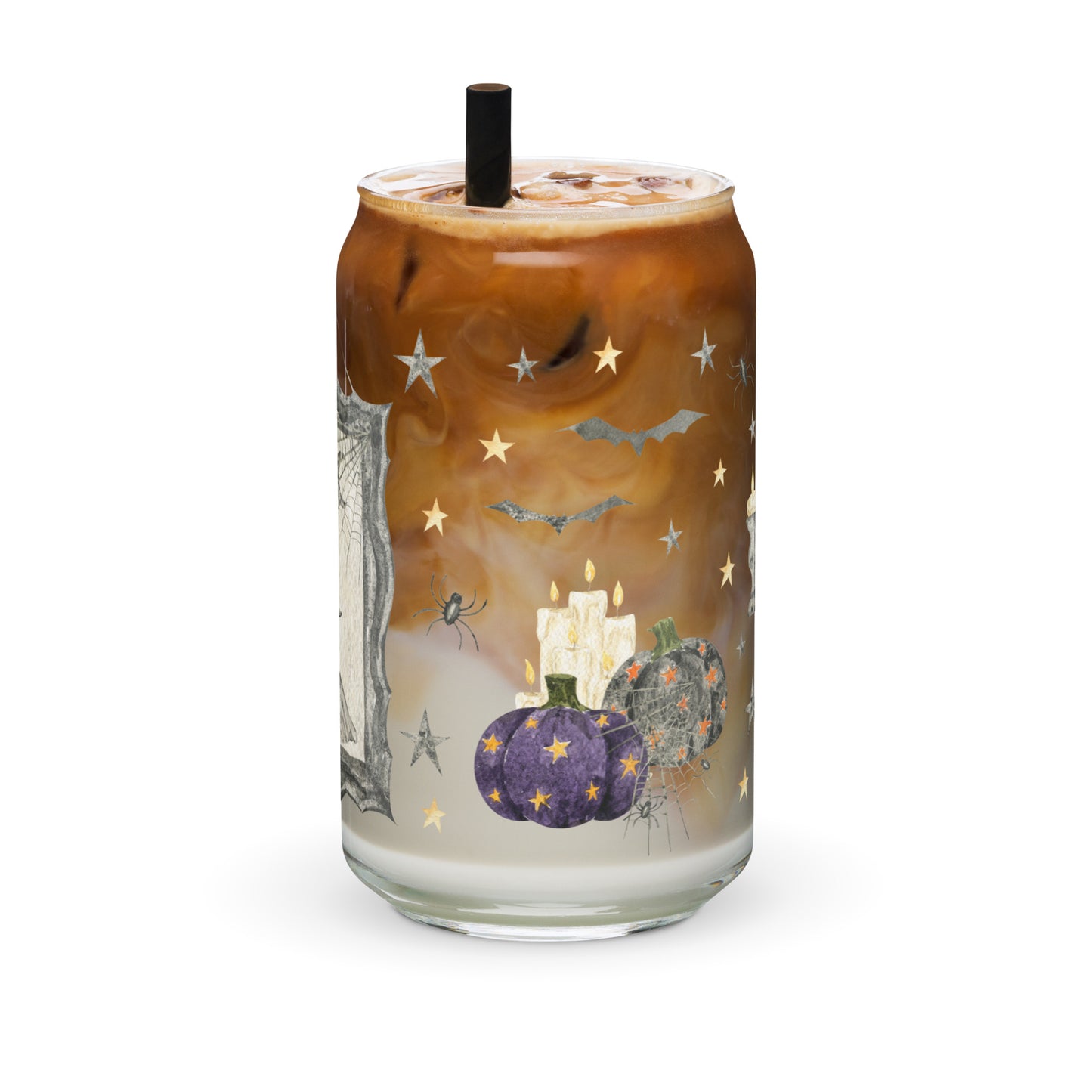 Magic Halloween Iced Coffee Glass | Beer Can Glass
