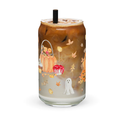 Halloween Iced Coffee Glass | Beer Can Glass