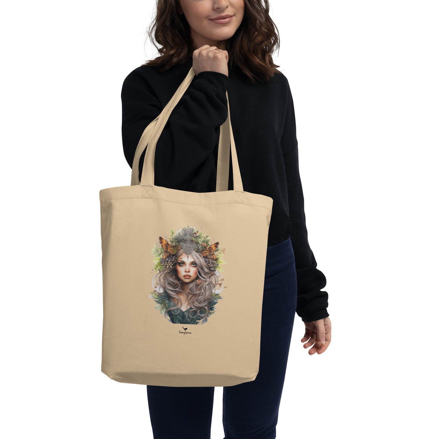 Forest Fairy Cotton Tote Bag