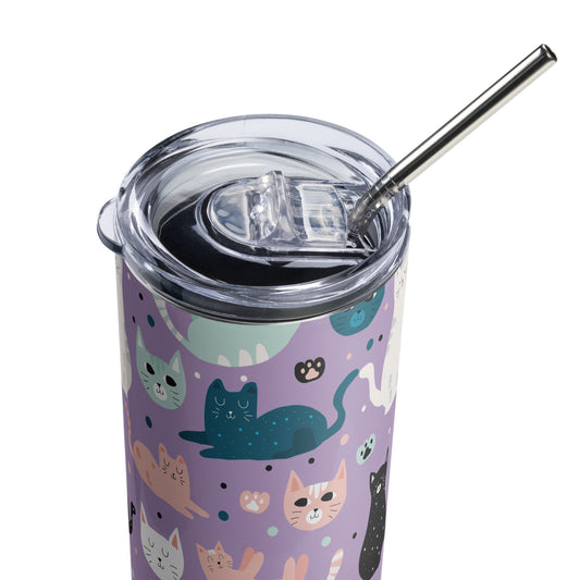 Cute Cats Stainless Steel Tumbler