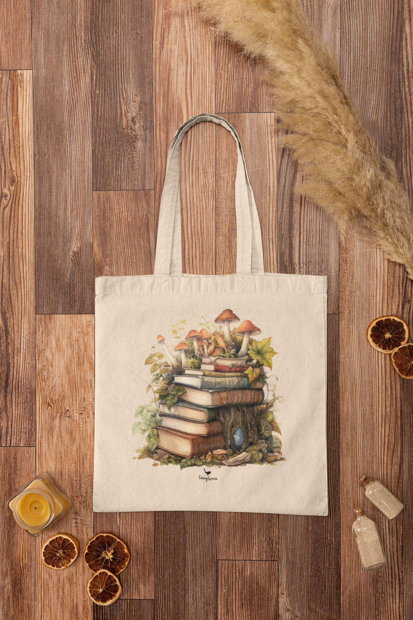 Enchanted Books Cotton Tote Bag