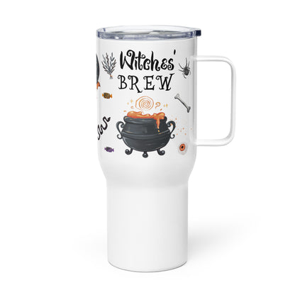 Witches' Brew Halloween Travel Mug With a Handle