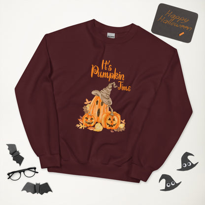 It's Pumpkin Time Halloween Sweatshirt