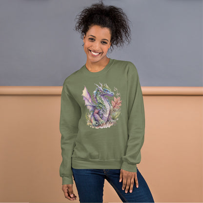 Cozy Autumn Dragon Sweatshirt