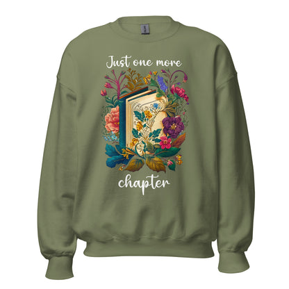 Just One More Chapter Cozy Bookish Sweatshirt