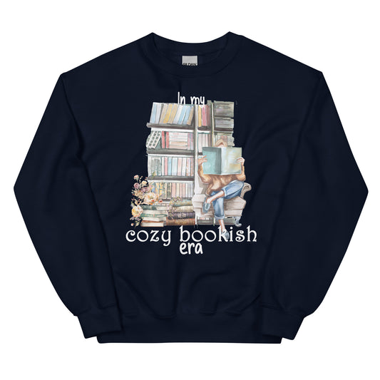 Cozy Bookish Era Soft Bookworm Sweatshirt