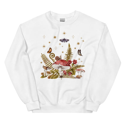 Forest Mushroom Cozy Mushroomcore Sweatshirt