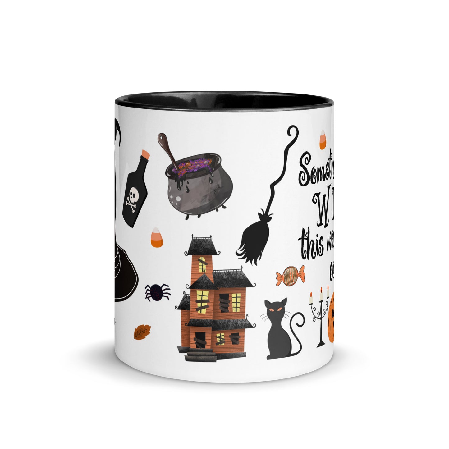 Something Wicked This Way Comes Halloween Ceramic Mug