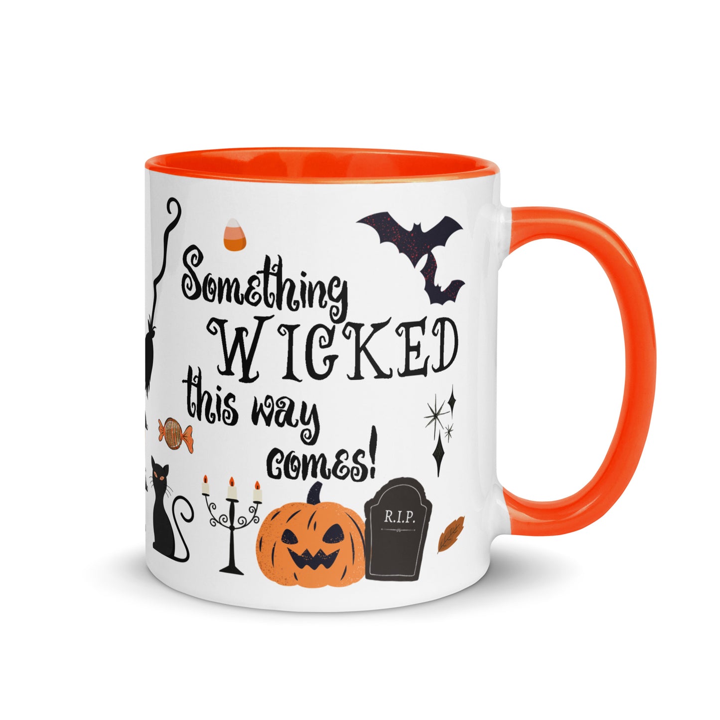 Something Wicked This Way Comes Halloween Ceramic Mug