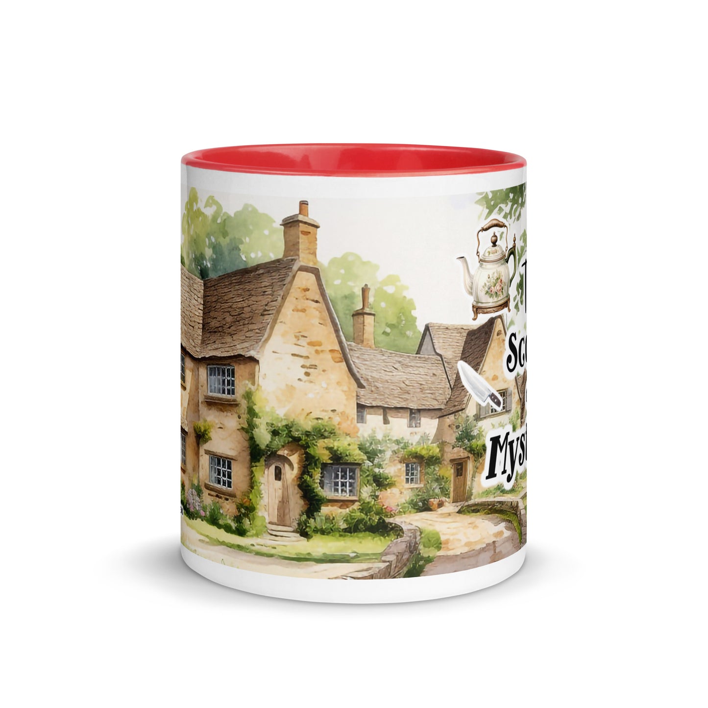 Tea Scones and Mysteries Cozy Bookish Mug