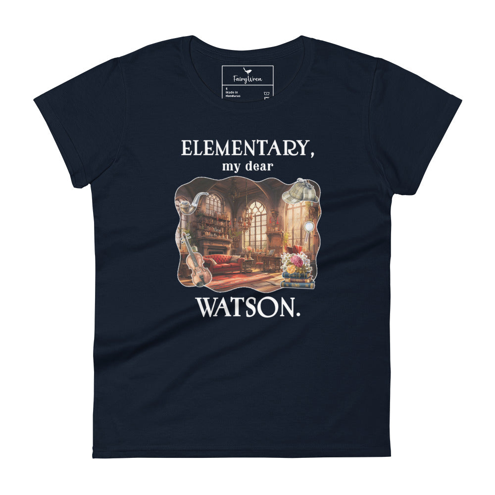 Sherlock Holmes Elementary Cozy Bookish T-Shirt