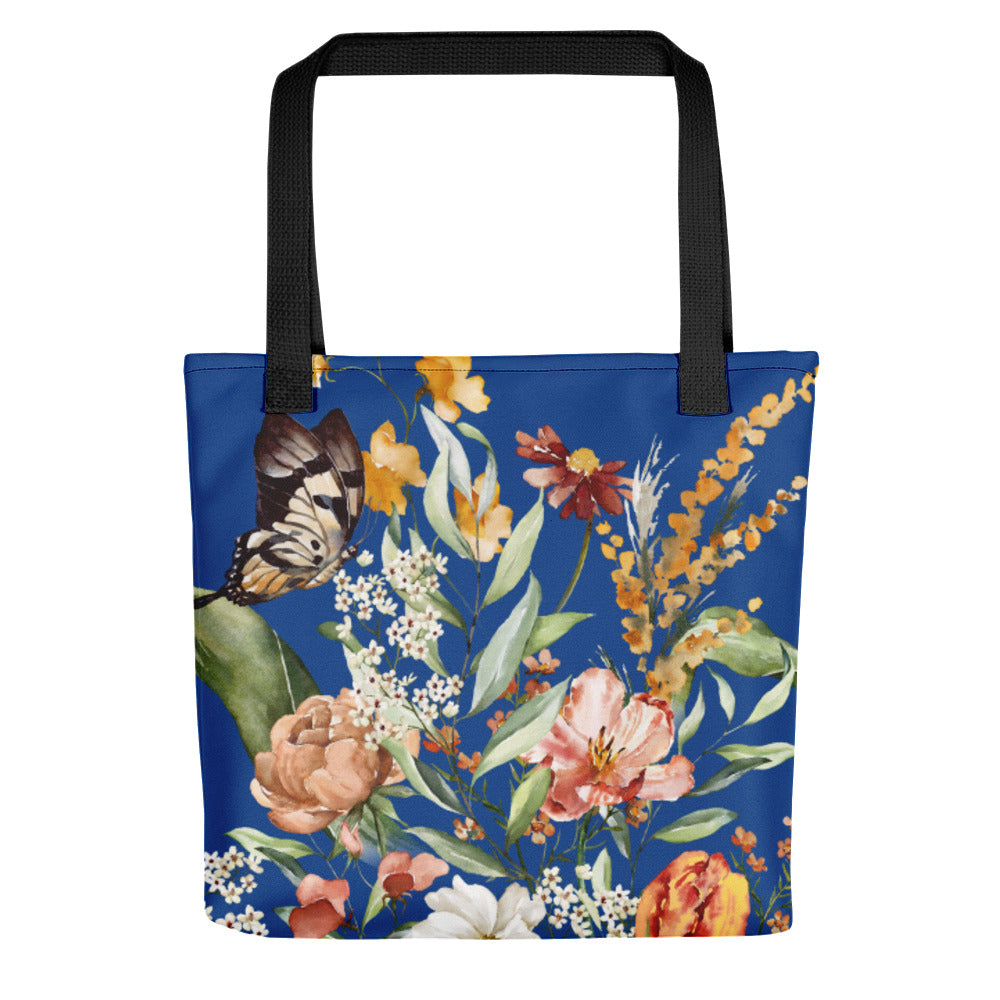 Romance Lover's Floral Bookish Tote
