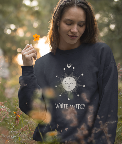 White Witch Celestial Sweatshirt