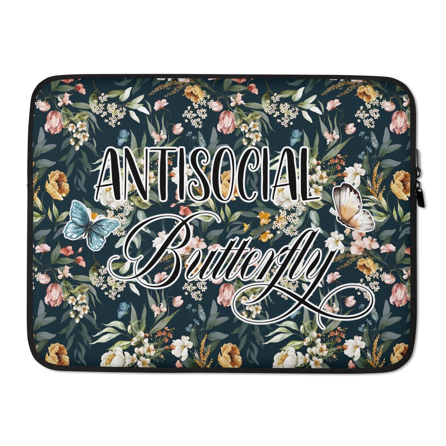 Antisocial Butterfly Laptop Sleeve