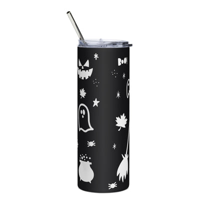 Cute Ghosts Halloween Stainless Steel Tumbler