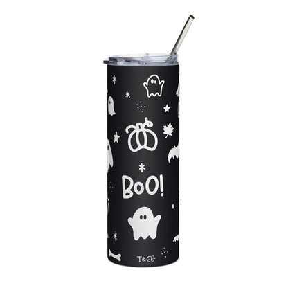 Cute Ghosts Halloween Stainless Steel Tumbler