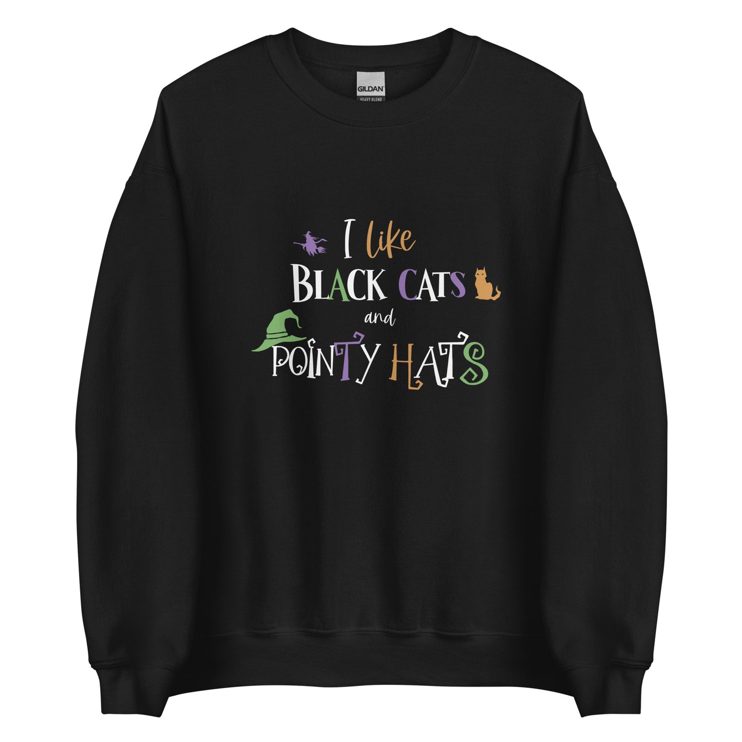 Witchy Cat Lady Halloween Sweatshirt