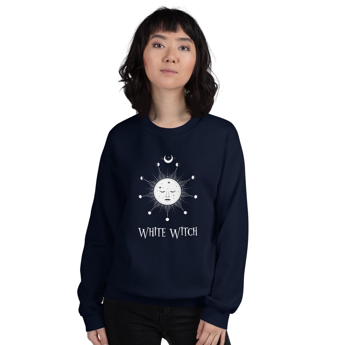 White Witch Celestial Sweatshirt