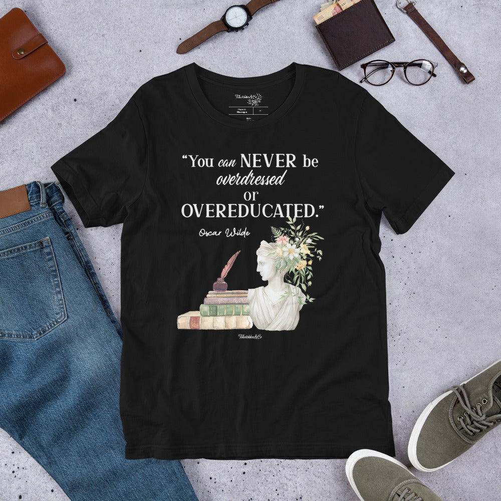 Oscar Wilde Quote Dark Academia Aesthetic Unisex T-Shirt