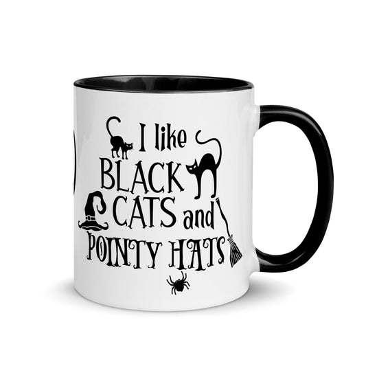 Black Cats and Pointy Hats Cute Witchy Coffee Mug