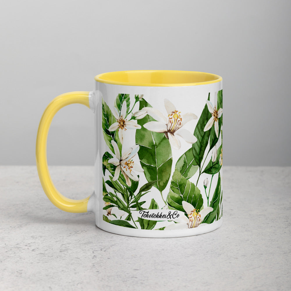 Jane Austen's Floral Mug