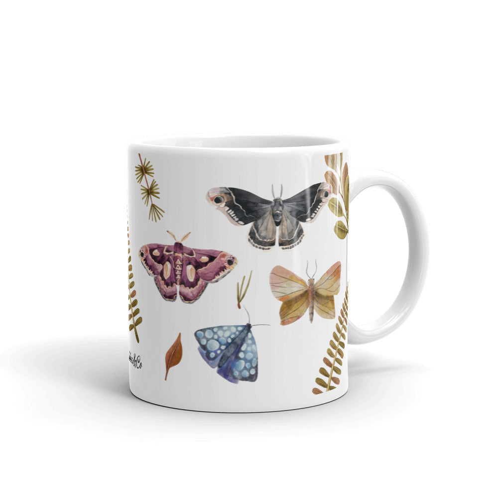 Lepidoptera Butterfly Glossy Ceramic Mug